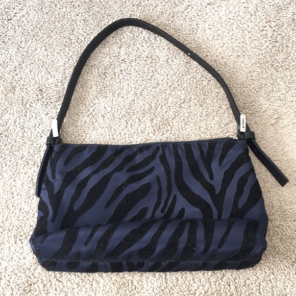 RARE VINTAGE TOMMY HILFIGER ZEBRA SHOULDER BAG - Picture 1 of 8